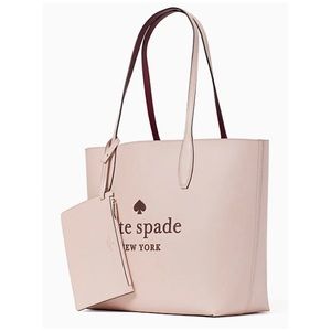 NWT Kate Spade genuine leather tote and wristlet
